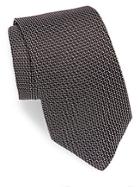 Theory Coupe Baradine Patterned Silk Tie