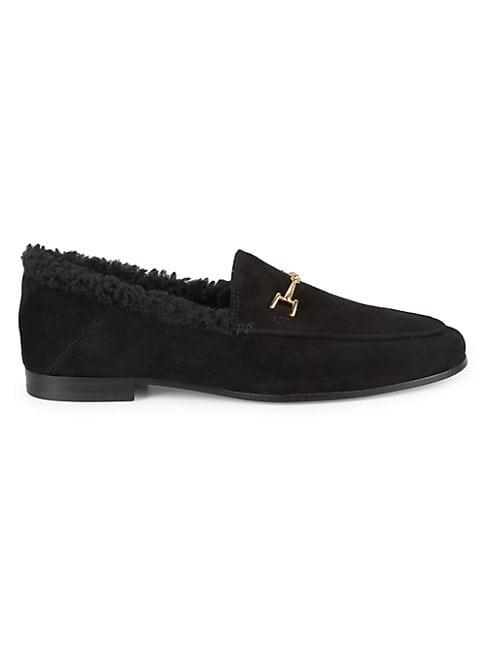 Sam Edelman Loraine Faux Fur Trimmed Loafers