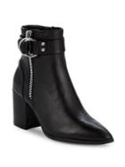 Steven By Steve Madden Jeter Leather Ankle Boots