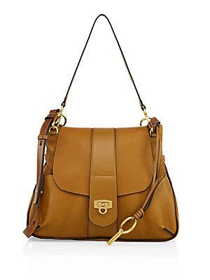 Chlo Lexa Medium Leather Shoulder Bag