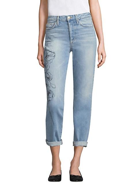 Joe's Floral Embroidered Jeans