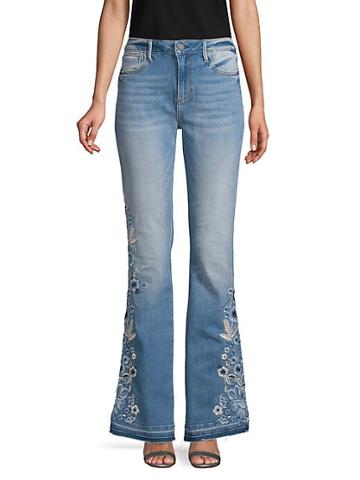 Driftwood Embroidered Bootcut Jeans
