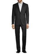 Canali Slim-fit Solid Wool Suit