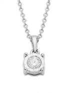 Effy Sterling Silver & Diamond Pendant Necklace