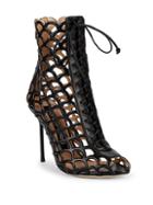 Sergio Rossi Mermaid Lace-up Booties