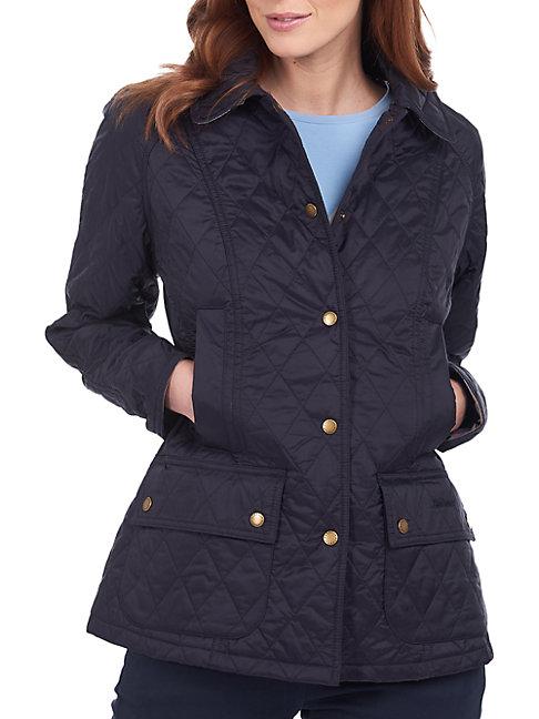 Barbour Quilted Snap-front Jacket