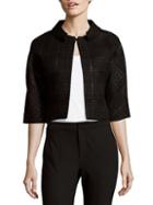 Carolina Herrera Weave-pattern Wool-blend Jacket