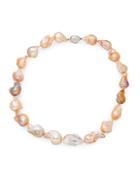 Tara Pearls 11-13mm Multicolored Baroque Freshwater Pearl And Sterling Silver Necklace