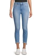 Paige Jeans Hoxton High-rise Cropped Undone Jeans