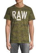 G-star Raw Camouflage-print Cotton Blend Tee