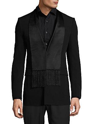 Givenchy Buttoned Wool Evening Jacket