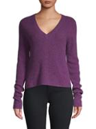 Qi Cashmere Ribbed Cashmere Sweater