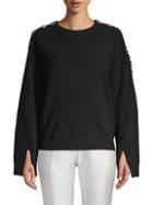 Zadig & Voltaire Justine Fringed Wool & Cashmere Sweater