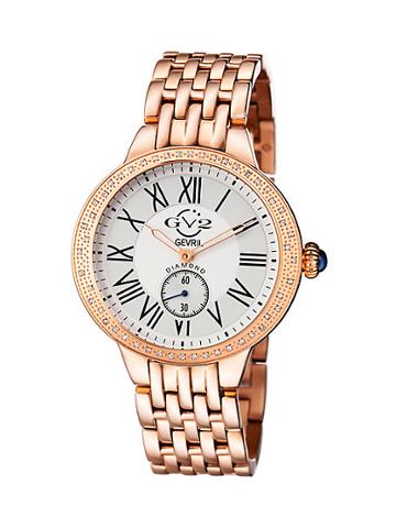 Gv2 Women's Astor Rose-goldtone Stainless Steel Diamond Watch