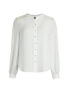Tommy Hilfiger Topstitched Blouse