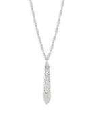 Adriana Orsini Crystal And Sterling Silver Pendant Necklace