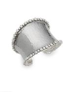 Michael Aram Molten Sterling Silver & Diamond Wide Cuff Bracelet