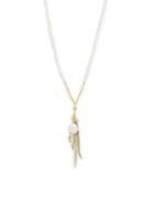 Chan Luu 4mm Pearl Leather Necklace