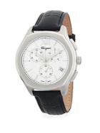 Salvatore Ferragamo Stainless Steel And Leather-strap Watch
