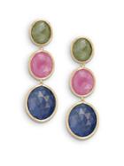 Marco Bicego Multicolor Sapphire & 18k Yellow Gold Drop Earrings