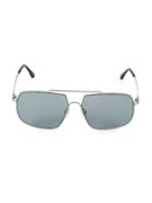Tom Ford 60mm Browbar Square Sunglasses