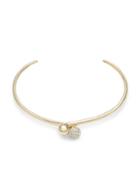 Alexis Bittar 10k Goldplated & Crystal Choker Necklace