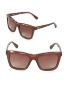 Diane Von Furstenberg 56mm Square Sunglasses