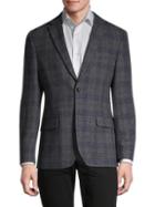 Tommy Hilfiger Standard-fit Brent Plaid Wool-blend Sportcoat