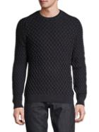 Boss Hugo Boss Cable-knit Cotton-blend Sweater