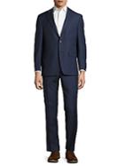 Calvin Klein Classic Fit Solid Wool Suit
