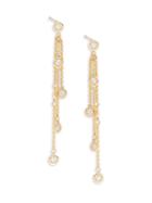 Diana M Jewels 14k Yellow Gold & Diamond Linear Drop Earrings