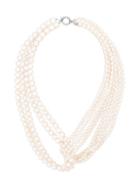 Masako Sterling Silver & 5-9mm Freshwater Pearl Multi-strand Necklace
