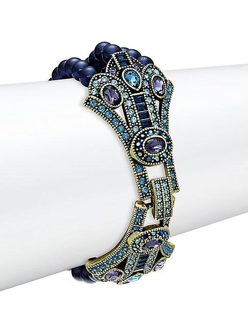 Heidi Daus Multicolored Crystal Beaded Bracelet