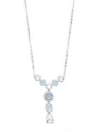 Nadri Chalcedony And Crystal Y-necklace