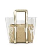 Saks Fifth Avenue Clear Bag & Linen Pouch