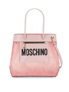 Moschino Leather Cuffed Shoulder Bag