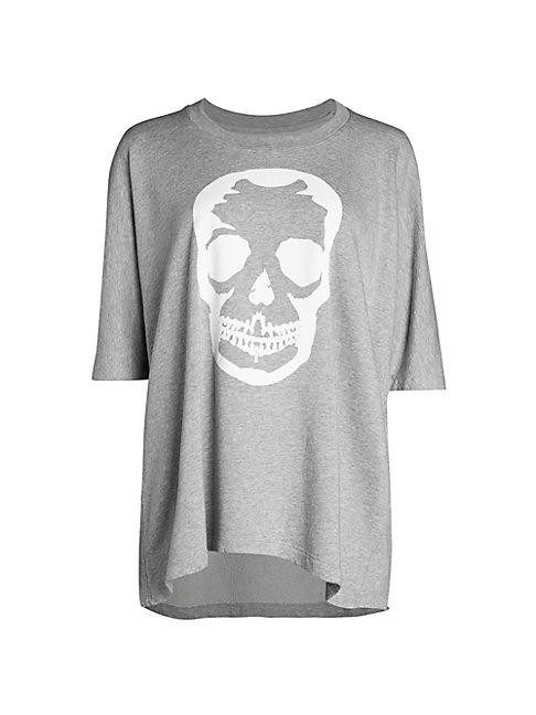 Zadig & Voltaire Portland Skull Graphic Oversized T-shirt