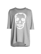 Zadig & Voltaire Portland Skull Graphic Oversized T-shirt