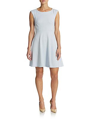 French Connection Whisper Fit-&-flare Dress