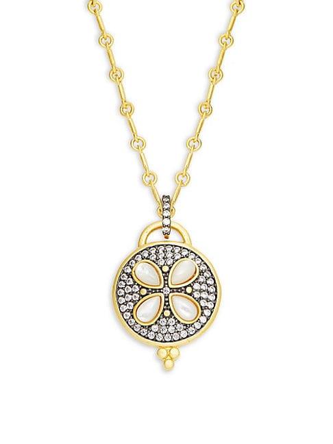 Freida Rothman Fleur Bloom Sterling Silver Pendant Necklace