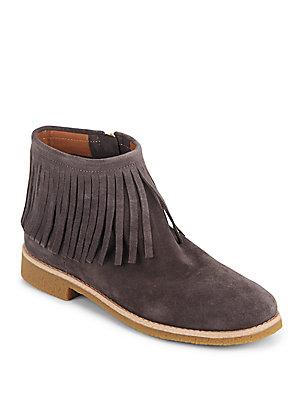 Kate Spade New York Betsie Too Fringed Suede Ankle Boots