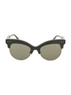 Bottega Veneta 61mm Cat Eye Novelty Sunglasses