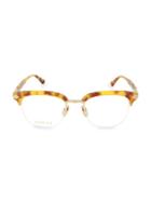 Gucci Novelty 50mm Clubmaster Optical Glasses