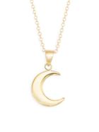 Saks Fifth Avenue 14k Gold Crescent Moon Pendant Necklace