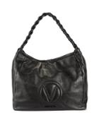 Valentino By Mario Valentino Braided-strap Leather Hobo Bag