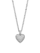 Nadri Cubic Zirconia Heart Pendant Necklace