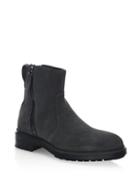 Aquatalia Travis Shearling And Suede Boots