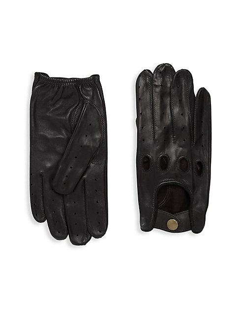 Saks Fifth Avenue Driver Leather Gloves