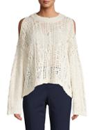 Free People Knit Cotton Blend Sweater