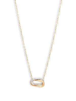 Marco Bicego Diamond & 18k Gold Pendant Necklace